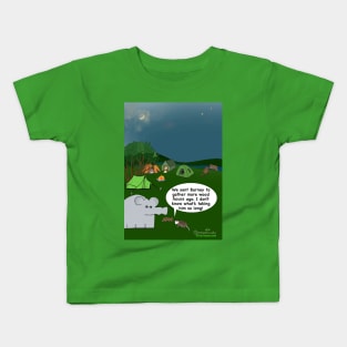 Enormously Funny Cartoons Camping Issues Kids T-Shirt